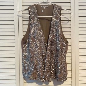 vintage sequence vest